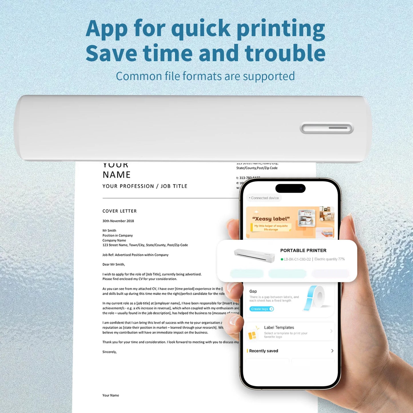 Portable Inkless Mobile Printer™
